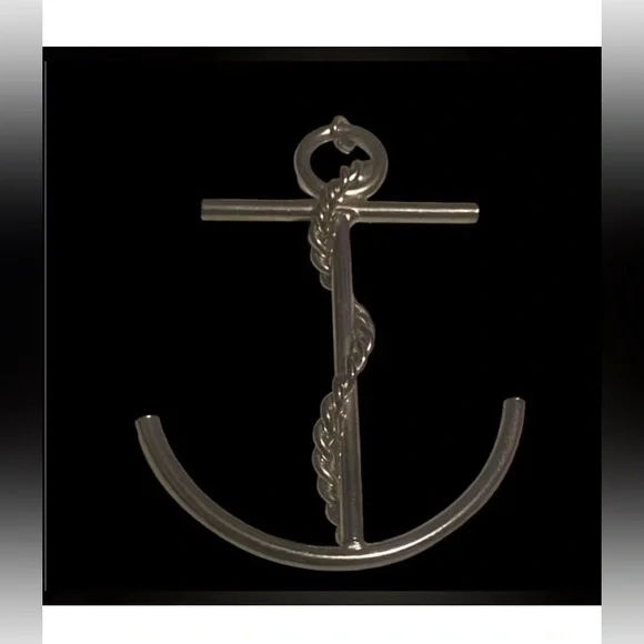 MAKE AN OFFER 🍒 Vintage Costume Anchor Statement Pendant #7284 - Picture 2 of 6